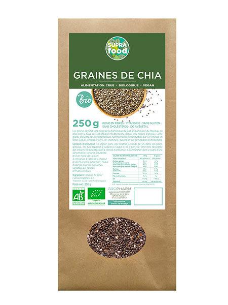 ABCD Nutrition -- Graines de chia bio vrac (origine Pays-Bas