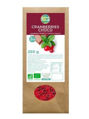 CRANBERRIES ET CHOCOLAT BIOLOGIQUES